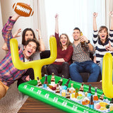 Inflatable Football Field Cooler Football Party Drink Cooler and 2