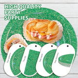 96 Pcs St Patrick's Day Party Supplies 350 GSM Spring Iridescent