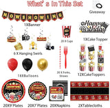 Movie Night Supplies 160PCS Movie Themed Party Decorations with Now