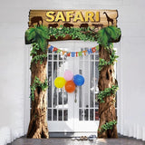 Jungle Animals Birthday Party Decorations Safari Porch Banner