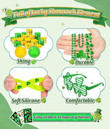 Jeowoqao 184pcs St Patricks Day Accessories Party Favor Set St