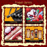 4 Pcs Vintage Halloween Carnival Decorations Evil Circus Carnival