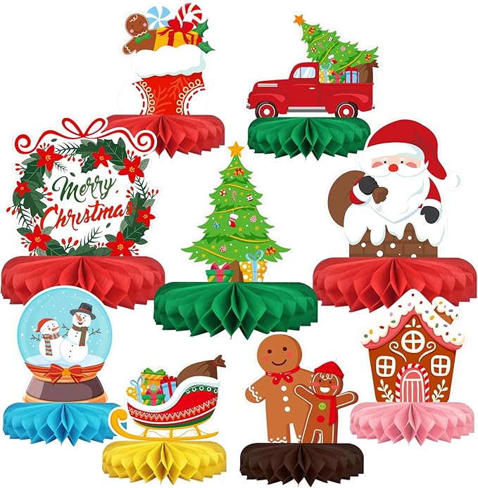 Merry Christmas Party Decorations Bundle Includes Festive Christmas