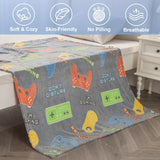 Gaming Blanket Gifts Toys for Boys - Glow in The Dark Game Controller