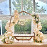 Ivory White Cream Nude Balloons - 84 Pcs Arch Kit (5 inch, 12 inch, 18