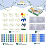 Safari Party Favors for Kids Painting Kit Pack 16 Jungle Goodie Bags