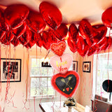 KatchOn, Red Heart Balloons Decorations - Pack of 13 | I Love You