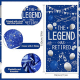 Roetyce Retirement Party Decorations for Men Women, Blue Silver Happy