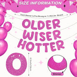 Fulmoon Set of 3 Pre Strung Older Wiser Hotter Glitter Banner Funny #1