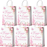 20PCS Four Ever A Princess Goodie Bags Princess Themed 4th Birthday