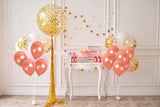 Treasures Gifted Metallic Rose Gold Balloons 12 Inch Latex Birthday