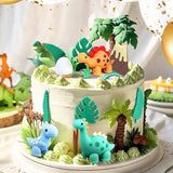 Simpfo 27 PCS Dinosaur Cake Topper Birthday Decorations Set with