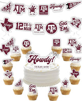Texas A&M Party Supplies for TAMU Football, Birthday Gift, Graduation