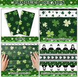 OHOME St Patricks Day Decorations - 2 PCS Shamrock Tablecloth | St