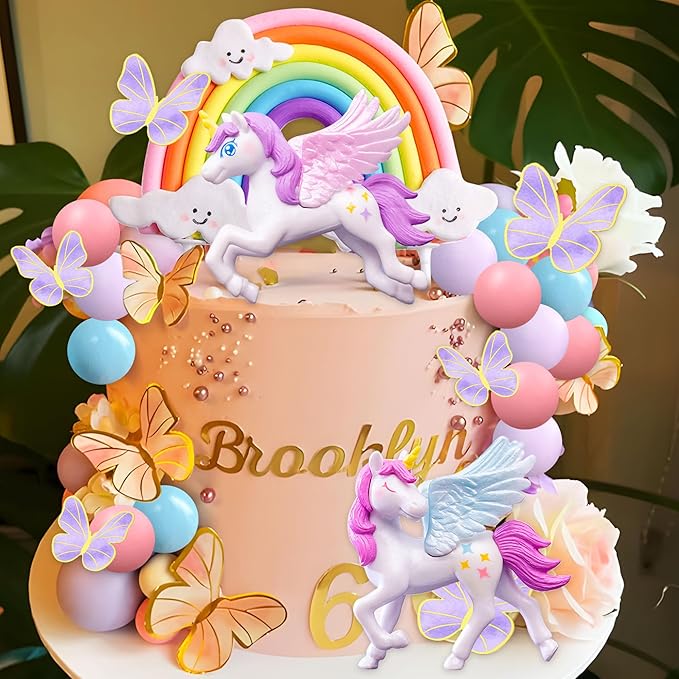 Unicorn Cake Toppers Unicorn Cake Decoration Include Unicorn Cake