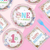 96Pcs Onderland First Birthday Party Supplies Onederland 1st