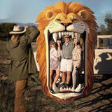 Jungle Animals Birthday Party Decorations Lion Porch Banner Backdrop