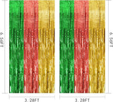 5 Pack Hawaii Backdrop Party Decorations Tinsel Curtain Summer Party