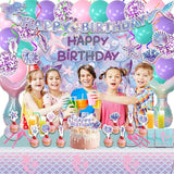 154 Pcs Mermaid Birthday Party Supplies Mermaid Party Decorations