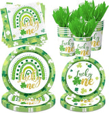 St Patrick'S Day Plates And Napkins Cups Decorations Set Lucky One