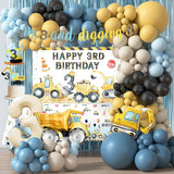 Construction Birthday Party Supplies for 3 Year Old Boy 3rd Birthday