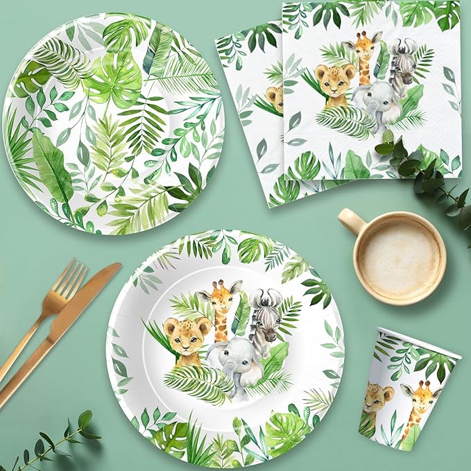 Safari Jungle Theme Party Supplies For Boys Jungle Birthday Baby