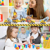 49 Pcs Construction Party Favors Excavator Pinata with Mini