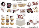 FSU Party Supplies for Football, Birthday Gift, Graduation Party