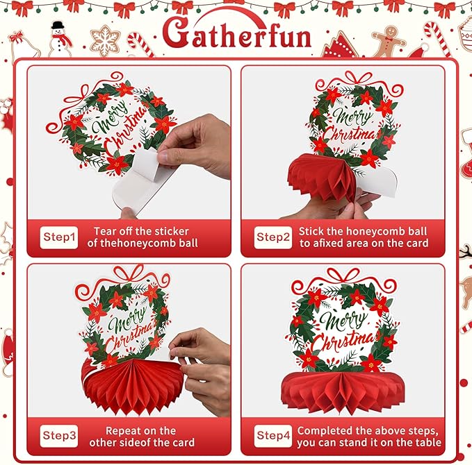 Merry Christmas Party Decorations Bundle Includes Festive Christmas