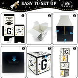 OHOME 8 Pack Graduation Decorations 2026 - Black Gold Balloon Boxes