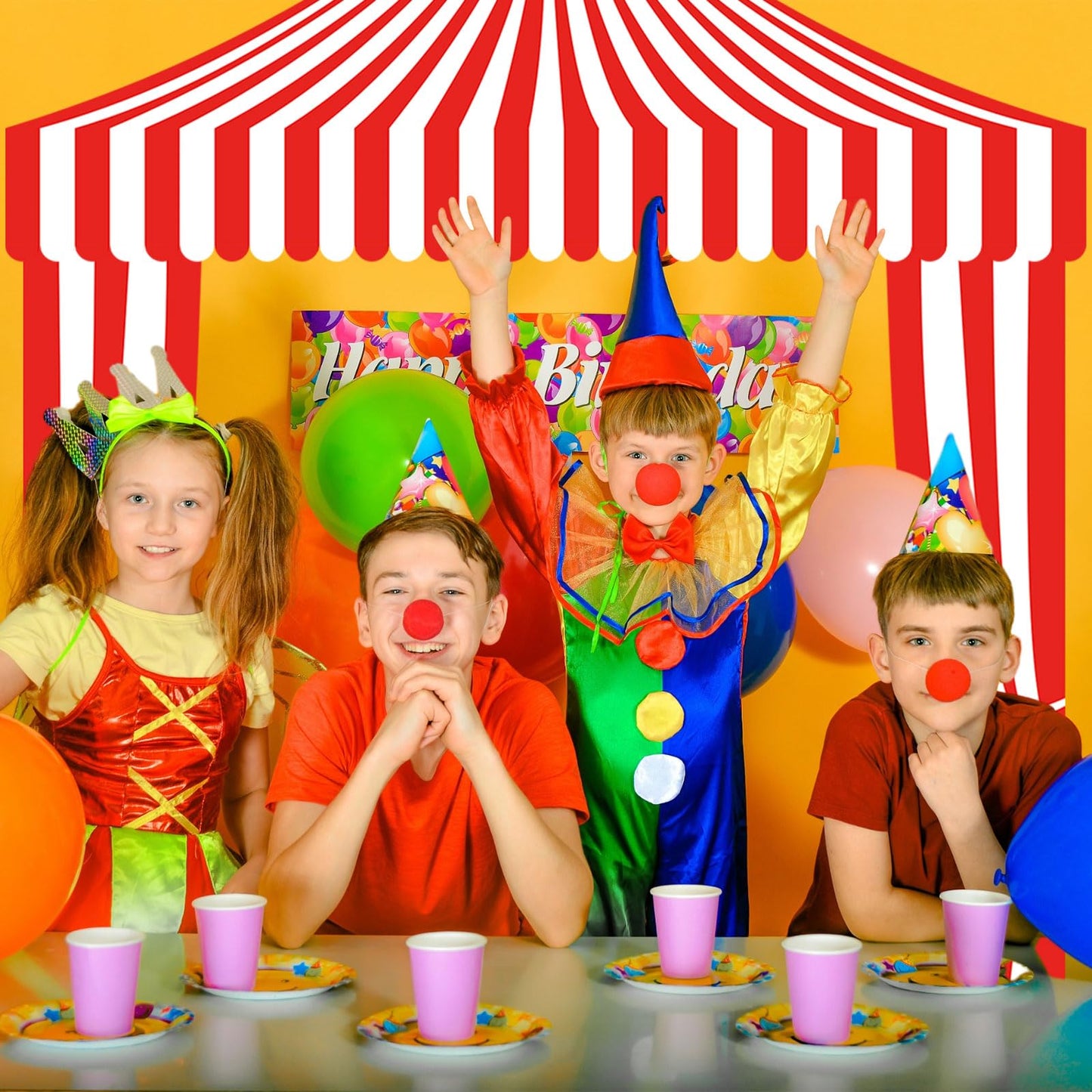 Ziliny 3 Pcs Carnival Party Decorations Circus Tent Awning Hallow Na