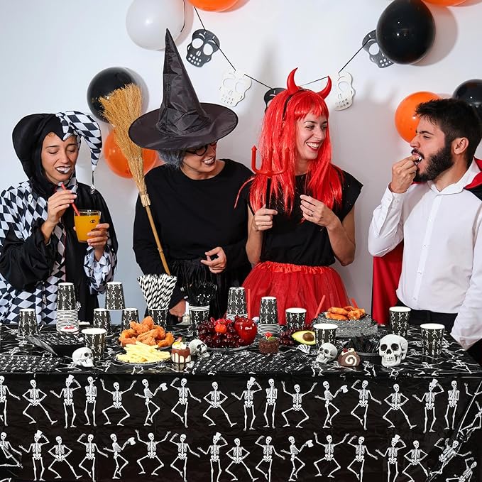 452 Pcs Halloween Skeleton Party Decorations Human Bones Dancing