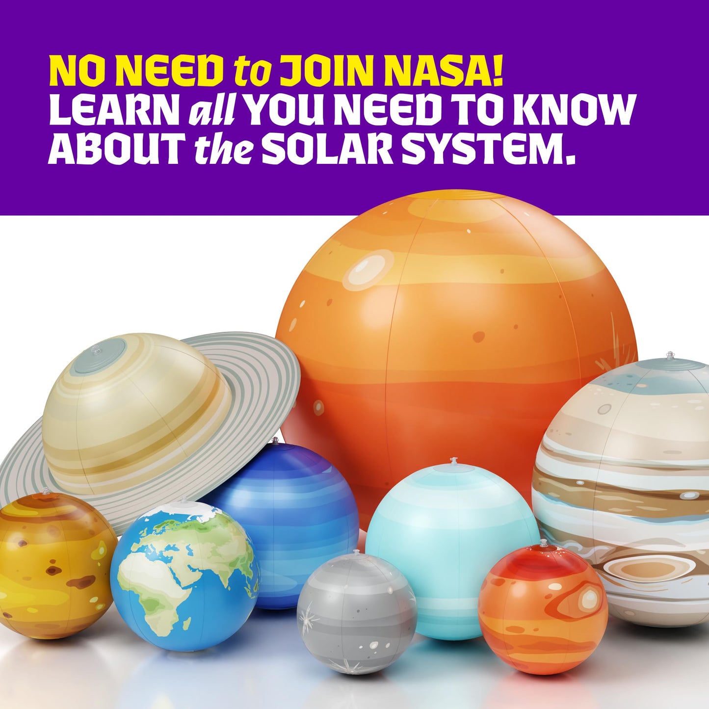 Dan&Darci Inflatable Solar System Planets for Kids - Science Toys -