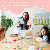 12 Unicorn Mini Coloring Books Kids with 12 Stacking Crayons Unicorn
