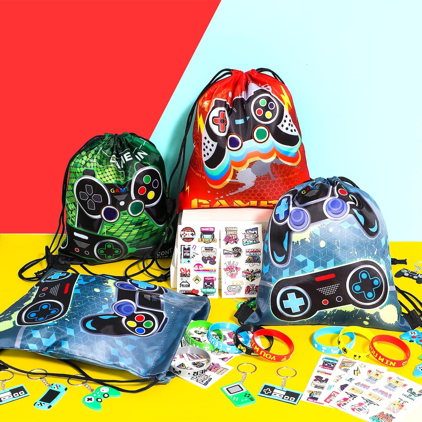 Winrayk 12 Sets Video Game Party Favors Gamer Birthday Supplies,