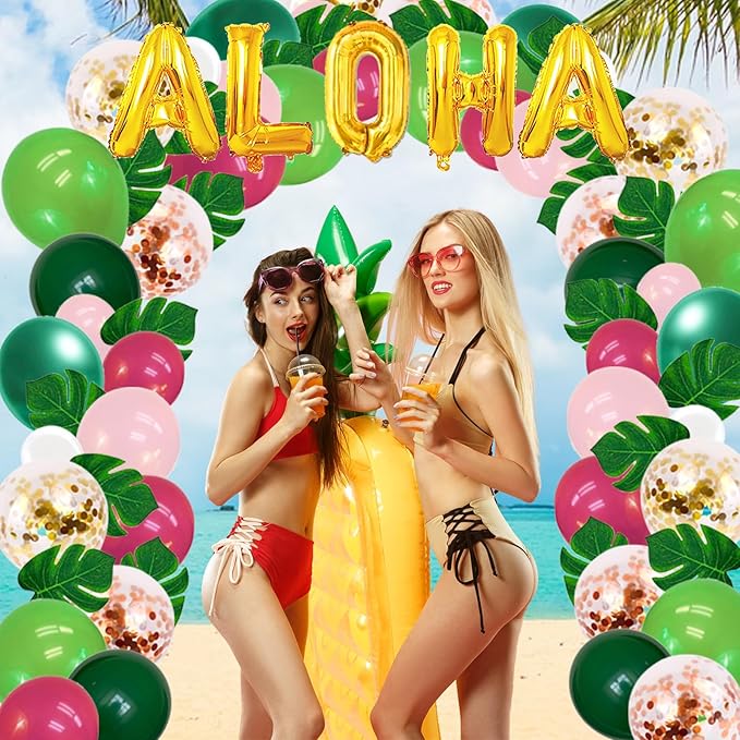 323 Luau Party Decorations Hawaiian Party Decorations Kit For Adults