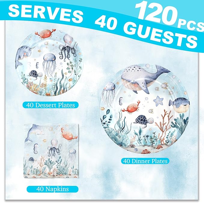 Under the Sea Birthday Party Decorations Set Under the Sea Party