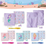 Invisible Ink Pen and Notebook Pack 16 Mermaid Party Favors for Kids