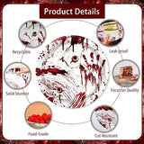 Killer Birthday Decoration 194PCS Halloween Scream Party Tableware