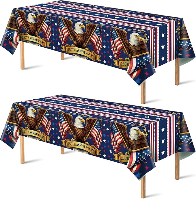 OHOME 4th of July Decorations - 250th Anniversary Patriotic American