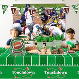 Football Party Decorations 133Pcs Football Party Supplies Set