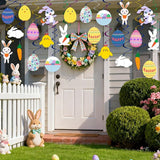 Easter Hanging Swirl Decorations Pack of 36 Easter Decorations Egg