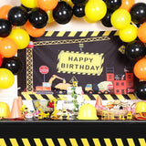 3 Pcs Construction Birthday Party Tablecloth 51 x 71 Inch Road Table