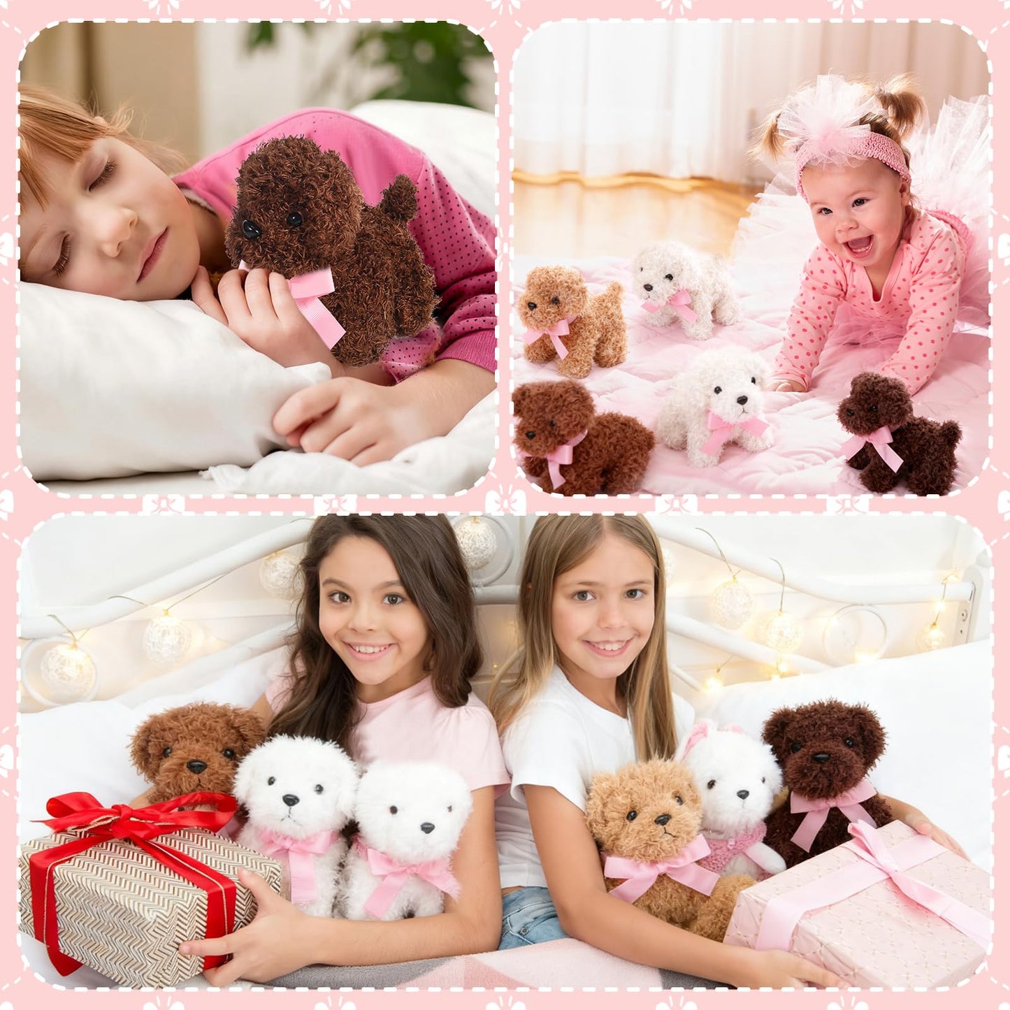Sosation 20 Pcs 4.72 Inch Mini Puppy Stuffed Animal Adopt a Puppy