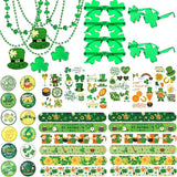 42 Pack St Patrick's Day Accessories Party Favor Set Green Shamrock