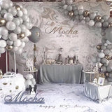 PartyWoo Gray Balloons 100 pcs Different Sizes of 18 12 10 5 Inch