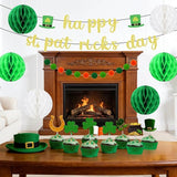 21PCS St Patricks Day Decorations Set Shamrock Decorations Includes
