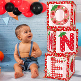 3Pcs Strawberry 1st Birthday Party Decorations Supplies Strawberry