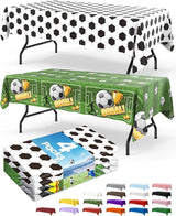 Niuara Soccer Table Cloth – 4 Pack 54" x 108" Disposable Tablecloths