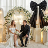Froova Black Bow Decor, 40 x 24 Inches Large Big Black Bow Party